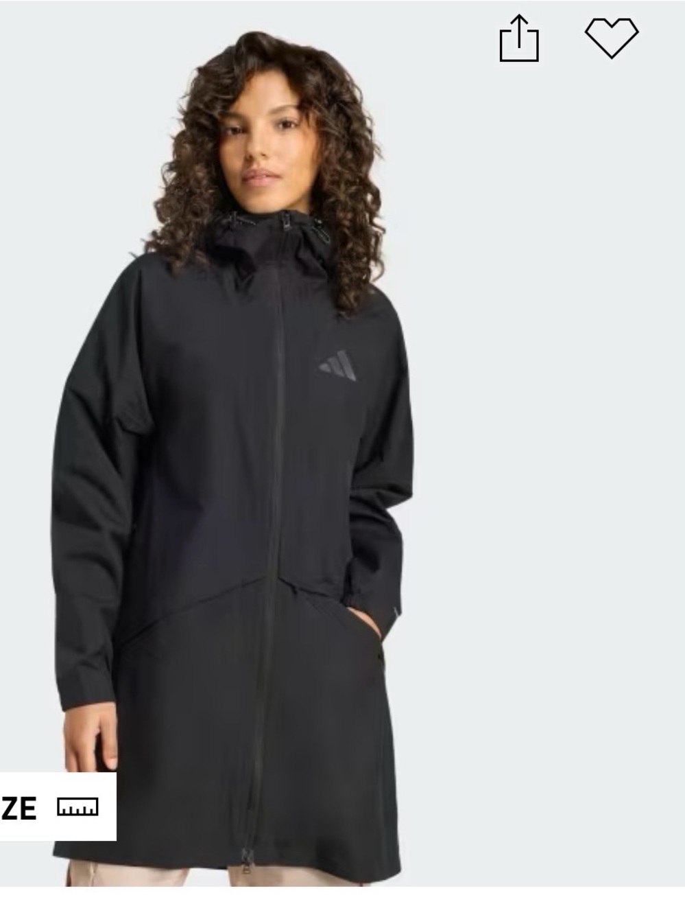 Adidas Terrex Multi 2 Layer Climaproof Rain Coat size XS NWT